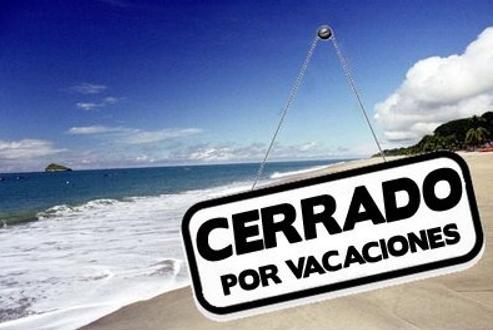 Cerrado por Vacaciones