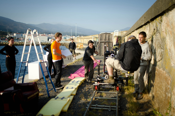 Rodaje spot pézcalo en Portosín