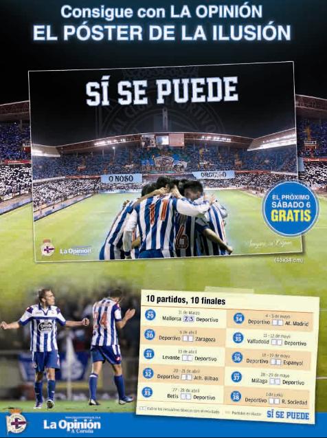 Poster Deportivo Coruña