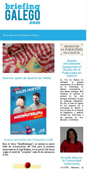 Newsletter Briefing Galego