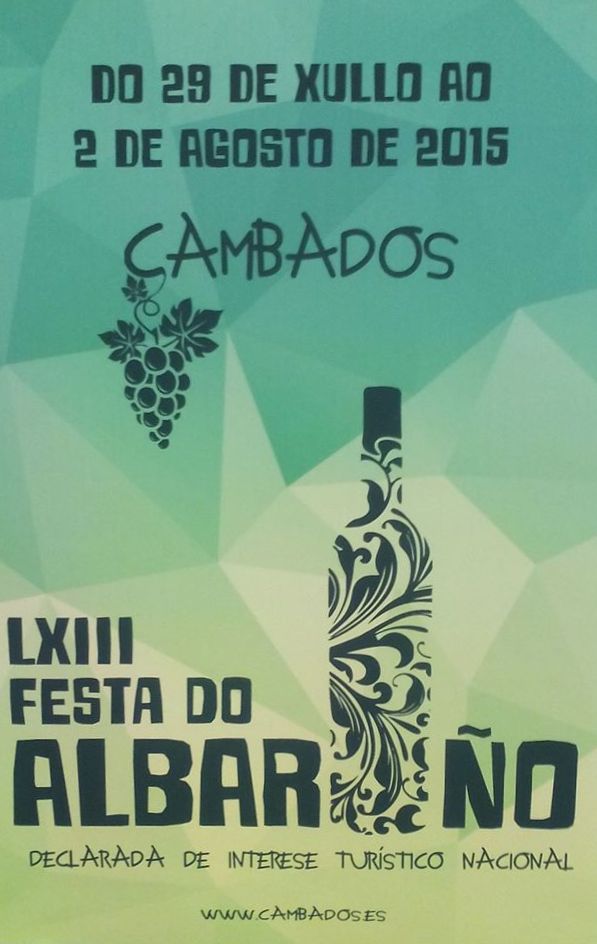 Cartel festa do albariño 2015