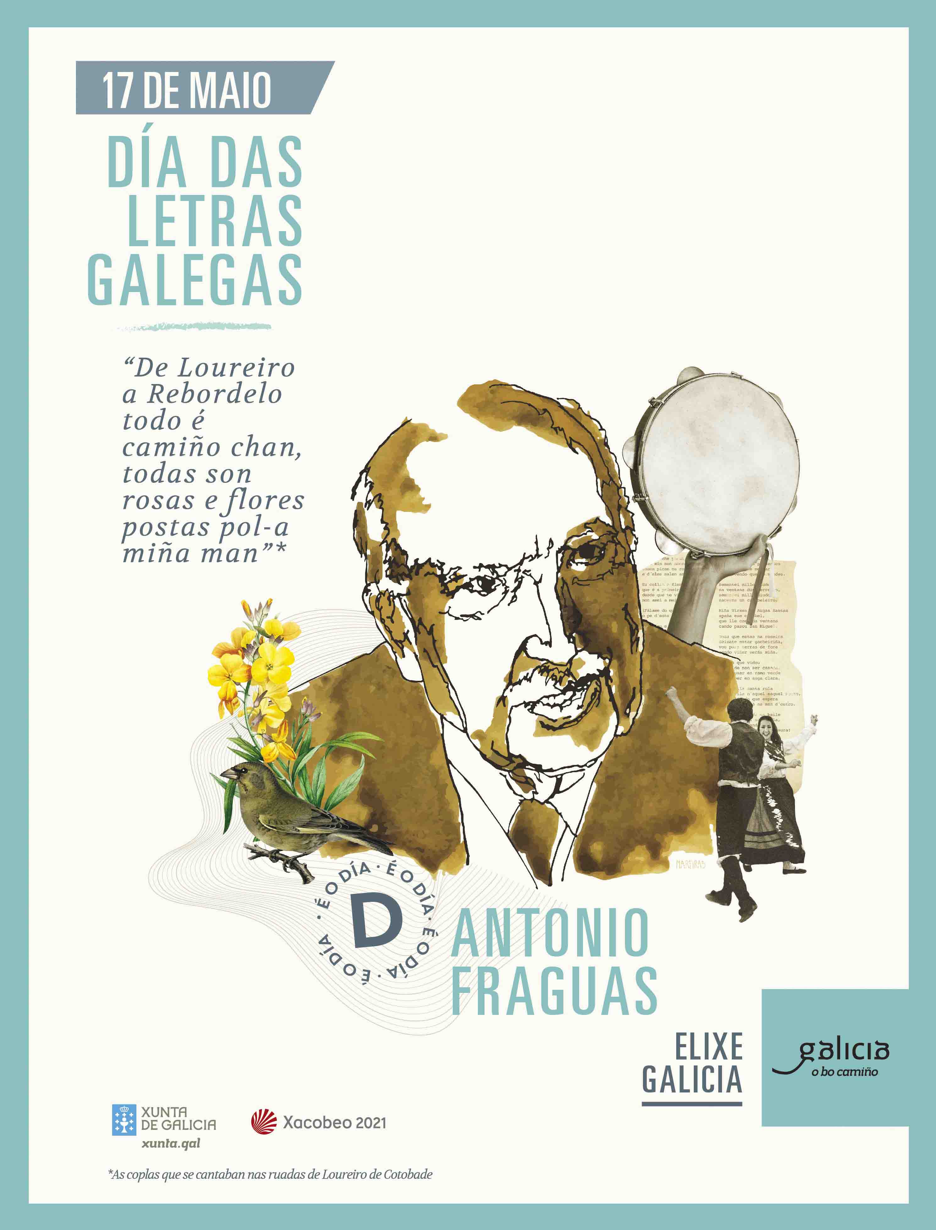 Un evento bolígrafo Buen sentimiento BriefingGalego.com | Campaña Xunta Día das Letras Galegas