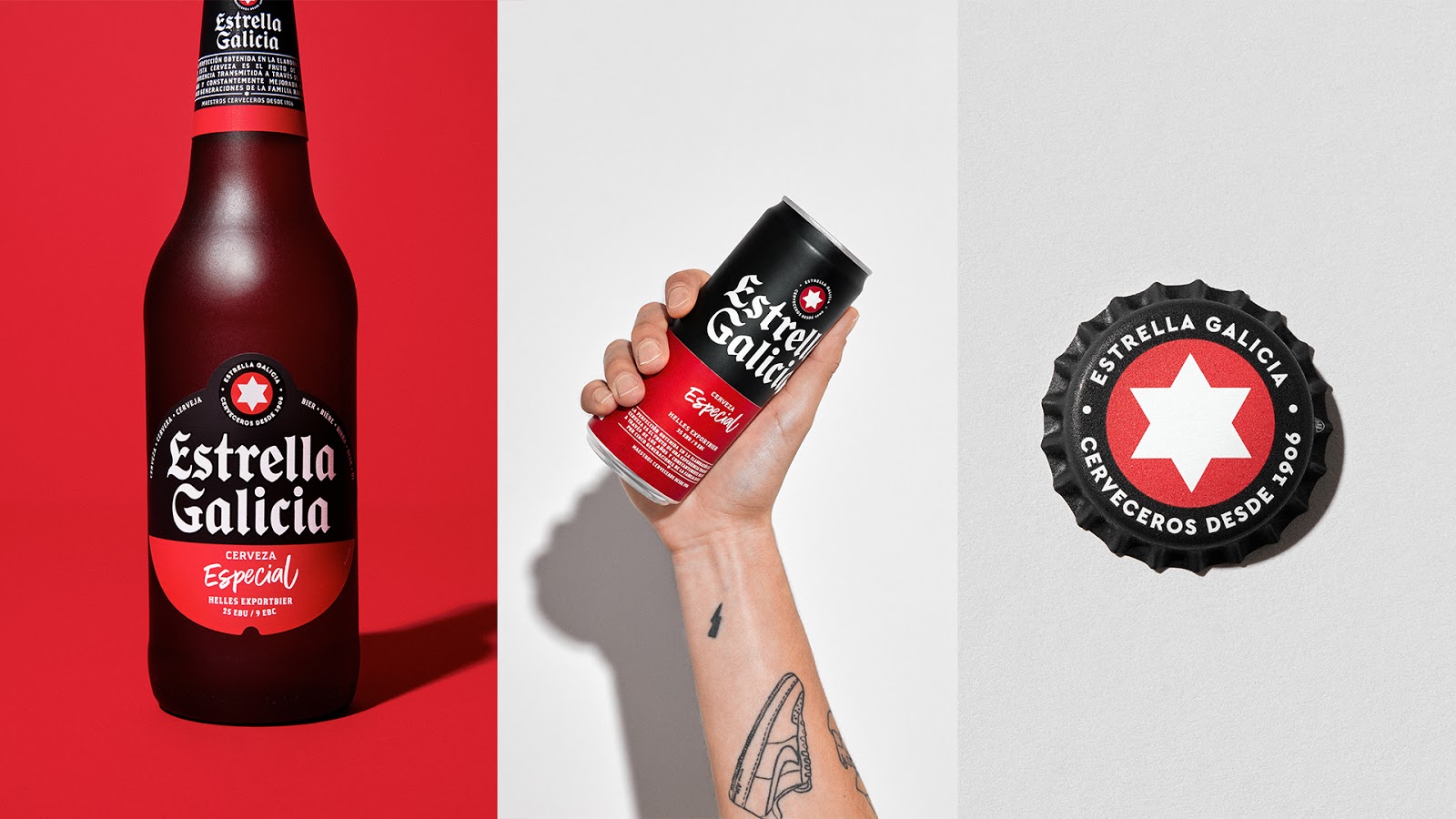 Imaxe firma el restyling de Estrella Galicia