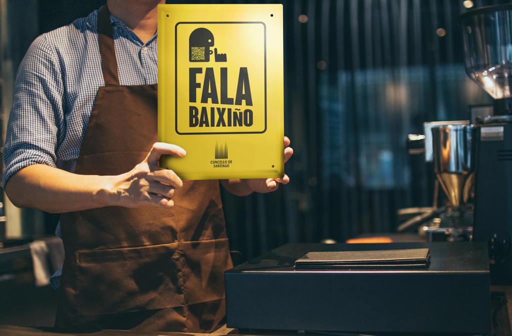 Campaña Fala Baixiño Concello de Santaigo
